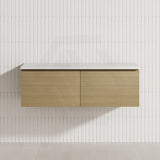 2-Drawer Flat 1200mm Bathroom Floating Wall Hung Vanity Cabinet Only Variant Colour Available