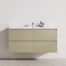 4-Drawer 1200/1500/1800Mm Wall Hung Bathroom Floating Vanity Multi-Colour Cabinet Only Vanities