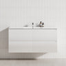 4-Drawer 1200/1500/1800Mm Wall Hung Bathroom Floating Vanity Multi-Colour Cabinet Only Vanities