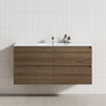 4-Drawer 1200/1500/1800mm Wall Hung Bathroom Floating Vanity Multi-Colour Cabinet Only