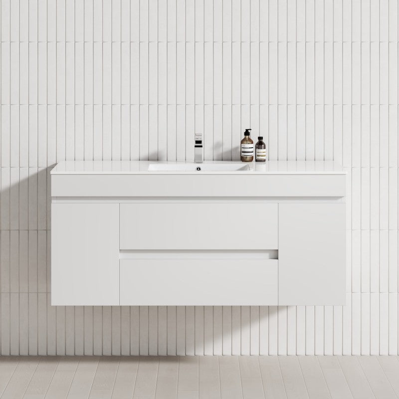 Matt White Cabinet Finish