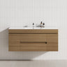 2 Doors 2 Middle Drawers 1200/1500/1800mm Wall Hung Bathroom Floating Vanity Multi-Colour Cabinet Only