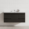 4-Drawer 1-Door 1200mm Wall Hung Bathroom Floating Vanity Single Bowl Multi-Colour Cabinet Only