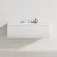 1-Drawer 600/750/900/1200Mm Wall Hung Bathroom Floating Vanity Single Bowl Multi-Colour Cabinet Only