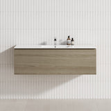 1-Drawer 600/750/900/1200Mm Wall Hung Bathroom Floating Vanity Single Bowl Multi-Colour Cabinet Only