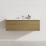 1-Drawer 600/750/900/1200Mm Wall Hung Bathroom Floating Vanity Single Bowl Multi-Colour Cabinet Only