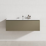 1-Drawer 600/750/900/1200Mm Wall Hung Bathroom Floating Vanity Single Bowl Multi-Colour Cabinet Only
