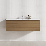 1-Drawer 600/750/900/1200Mm Wall Hung Bathroom Floating Vanity Single Bowl Multi-Colour Cabinet Only
