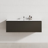 1-Drawer 600/750/900/1200Mm Wall Hung Bathroom Floating Vanity Single Bowl Multi-Colour Cabinet Only