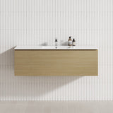 1-Drawer 600/750/900/1200Mm Wall Hung Bathroom Floating Vanity Single Bowl Multi-Colour Cabinet Only