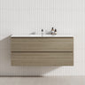 2-Drawer 600/750/900/1200Mm Wall Hung Bathroom Floating Vanity Single Bowl Multi-Colour Cabinet Only