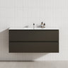 2-Drawer 600/750/900/1200Mm Wall Hung Bathroom Floating Vanity Single Bowl Multi-Colour Cabinet Only