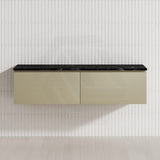 2-Drawer Flat 1500mm Bathroom Floating Wall Hung Vanity Cabinet Only Variant Colour Available