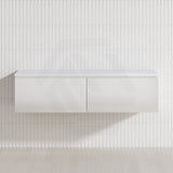 2-Drawer Flat 1500mm Bathroom Floating Wall Hung Vanity Cabinet Only Variant Colour Available