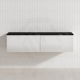 2-Drawer Flat 1500mm Bathroom Floating Wall Hung Vanity Cabinet Only Variant Colour Available