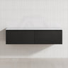 2-Drawer Flat 1200/1500/1800Mm Wall Hung Bathroom Floating Vanity Multi-Colour Cabinet Only Vanities