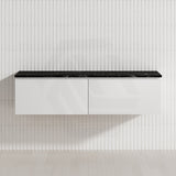 2-Drawer Flat 1500mm Bathroom Floating Wall Hung Vanity Cabinet Only Variant Colour Available