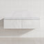 2-Drawer Flat 1200/1500/1800Mm Wall Hung Bathroom Floating Vanity Multi-Colour Cabinet Only Vanities