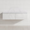 2-Drawer Flat 1200/1500/1800Mm Wall Hung Bathroom Floating Vanity Multi-Colour Cabinet Only Vanities