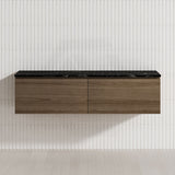 2-Drawer Flat 1500mm Bathroom Floating Wall Hung Vanity Cabinet Only Variant Colour Available