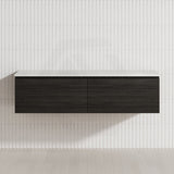 2-Drawer Flat 1500mm Bathroom Floating Wall Hung Vanity Cabinet Only Variant Colour Available
