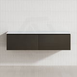 2-Drawer Flat 1500mm Bathroom Floating Wall Hung Vanity Cabinet Only Variant Colour Available