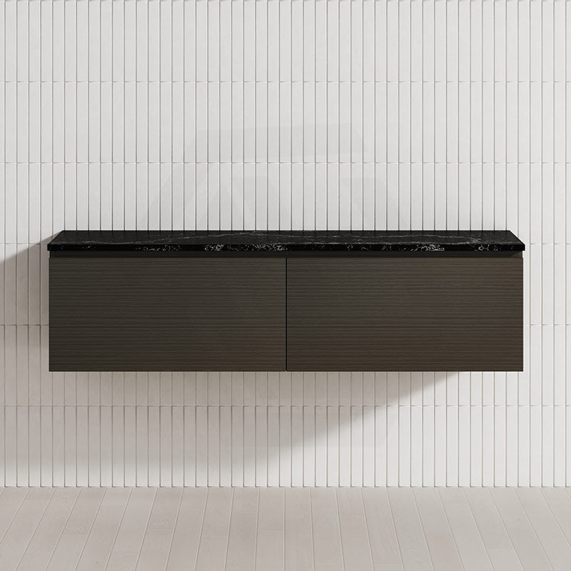 2-Drawer Flat 1500mm Bathroom Floating Wall Hung Vanity Cabinet Only Variant Colour Available