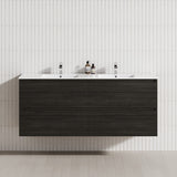 4-Drawer 1200/1500/1800mm Wall Hung Bathroom Floating Vanity Multi-Colour Cabinet Only