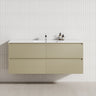 4-Drawer 1200/1500/1800Mm Wall Hung Bathroom Floating Vanity Multi-Colour Cabinet Only Vanities