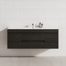2 Doors Middle Drawers 1200/1500/1800Mm Wall Hung Bathroom Floating Vanity Multi-Colour Cabinet