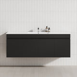 4-Door Wall Hung Bathroom Floating Vanity Double Bowls Multi-Colour Cabinet Only 1800Mm(Double Bowl)