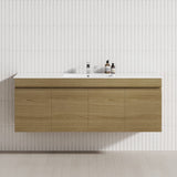 4-Door Wall Hung Bathroom Floating Vanity Double Bowls Multi-Colour Cabinet Only 1800Mm(Double Bowl)