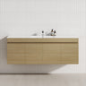 4-Door Wall Hung Bathroom Floating Vanity Double Bowls Multi-Colour Cabinet Only 1800Mm(Double Bowl)