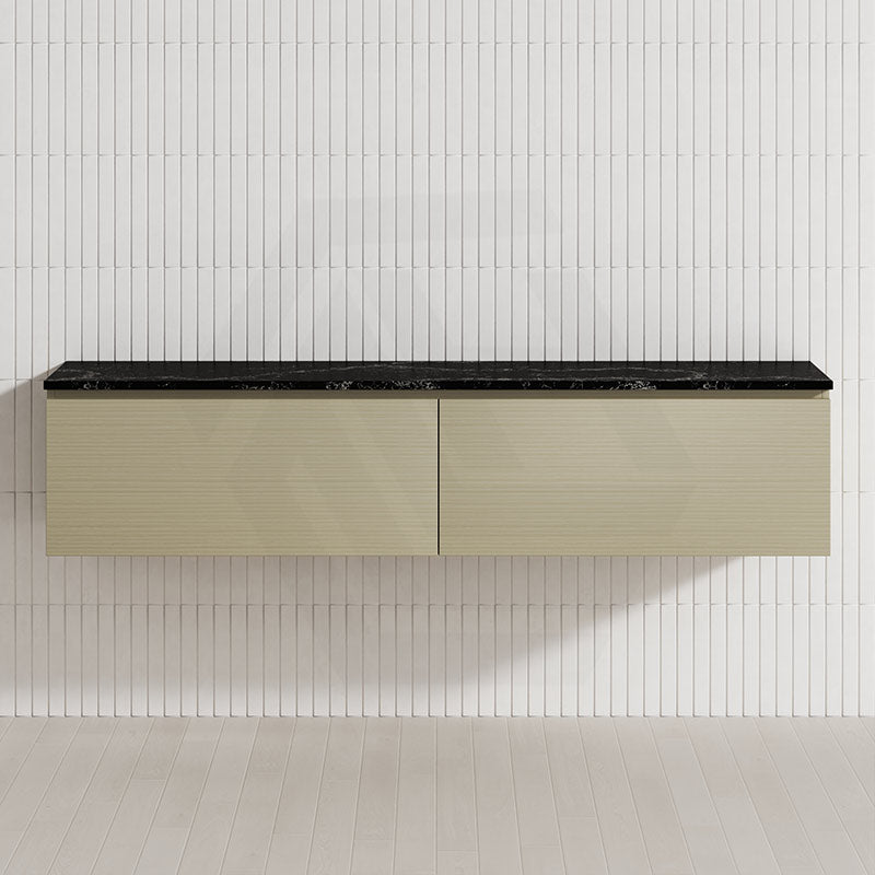 2-Drawer Flat 1800mm Bathroom Floating Wall Hung Vanity Cabinet Only Variant Colour Available