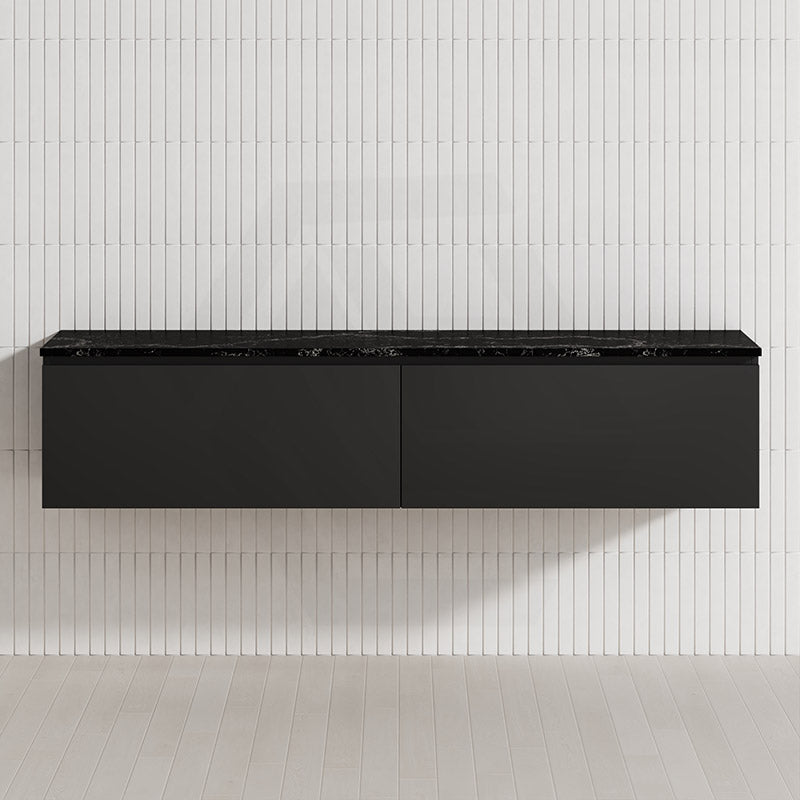 2-Drawer Flat 1800mm Bathroom Floating Wall Hung Vanity Cabinet Only Variant Colour Available