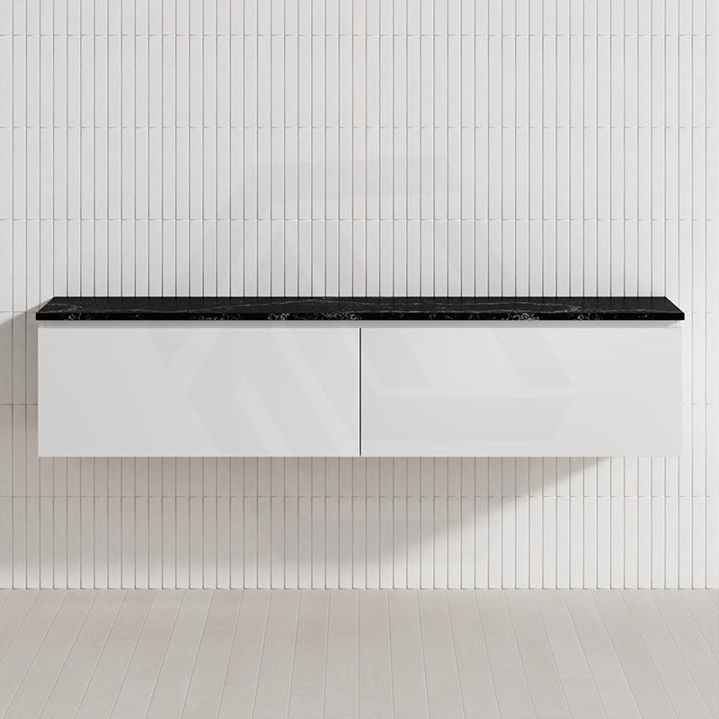 2-Drawer Flat 1800mm Bathroom Floating Wall Hung Vanity Cabinet Only Variant Colour Available
