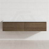 2-Drawer Flat 1800mm Bathroom Floating Wall Hung Vanity Cabinet Only Variant Colour Available