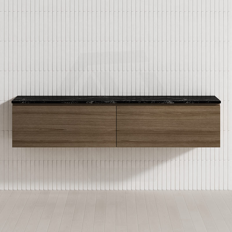 2-Drawer Flat 1800mm Bathroom Floating Wall Hung Vanity Cabinet Only Variant Colour Available