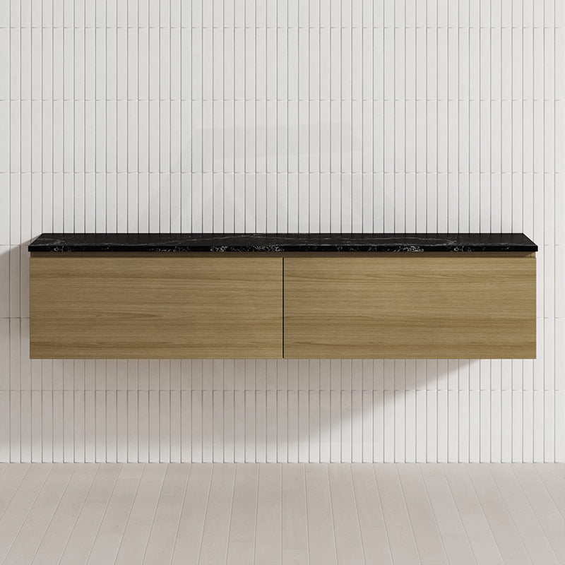2-Drawer Flat 1800mm Bathroom Floating Wall Hung Vanity Cabinet Only Variant Colour Available