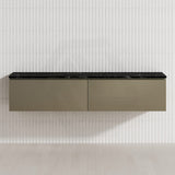 2-Drawer Flat 1800mm Bathroom Floating Wall Hung Vanity Cabinet Only Variant Colour Available