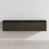 2-Drawer Flat 1800mm Bathroom Floating Wall Hung Vanity Cabinet Only Variant Colour Available