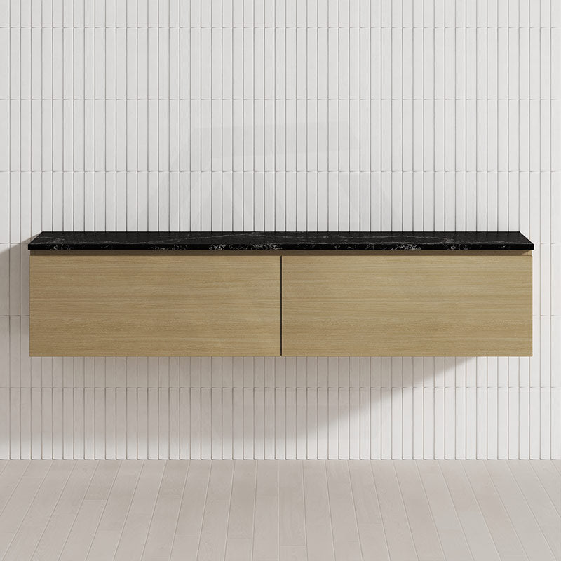 2-Drawer Flat 1800mm Bathroom Floating Wall Hung Vanity Cabinet Only Variant Colour Available