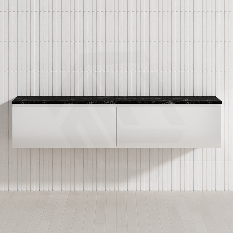 2-Drawer Flat 1800mm Bathroom Floating Wall Hung Vanity Cabinet Only Variant Colour Available