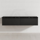 2-Drawer Flat 1800mm Bathroom Floating Wall Hung Vanity Cabinet Only Variant Colour Available