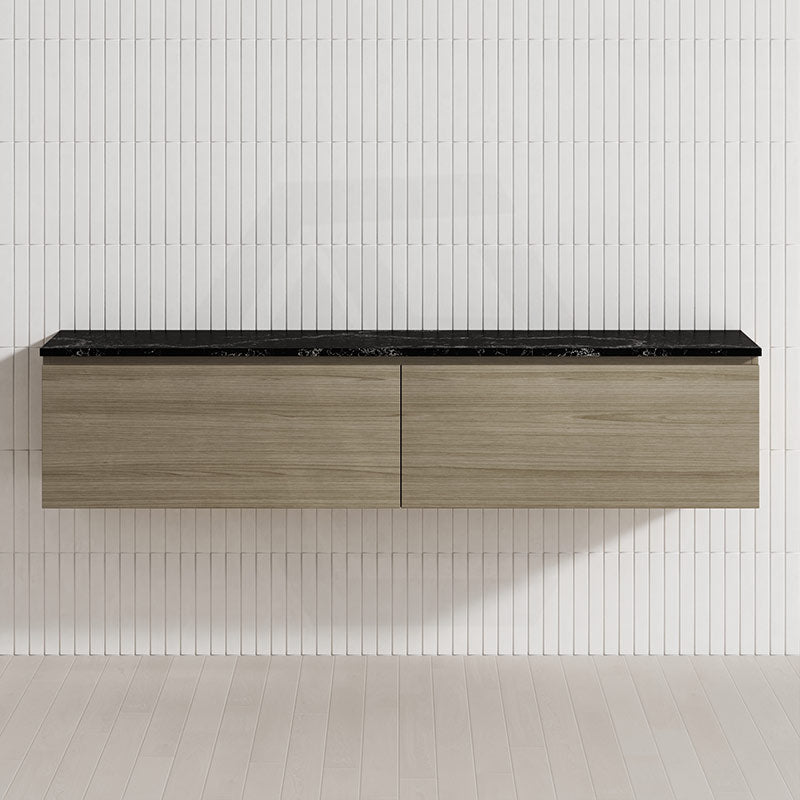 2-Drawer Flat 1800mm Bathroom Floating Wall Hung Vanity Cabinet Only Variant Colour Available