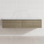 2-Drawer Flat 1200/1500/1800Mm Wall Hung Bathroom Floating Vanity Multi-Colour Cabinet Only Vanities