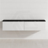 2-Drawer Flat 1800mm Bathroom Floating Wall Hung Vanity Cabinet Only Variant Colour Available