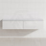 2-Drawer Flat 1200/1500/1800Mm Wall Hung Bathroom Floating Vanity Multi-Colour Cabinet Only Vanities