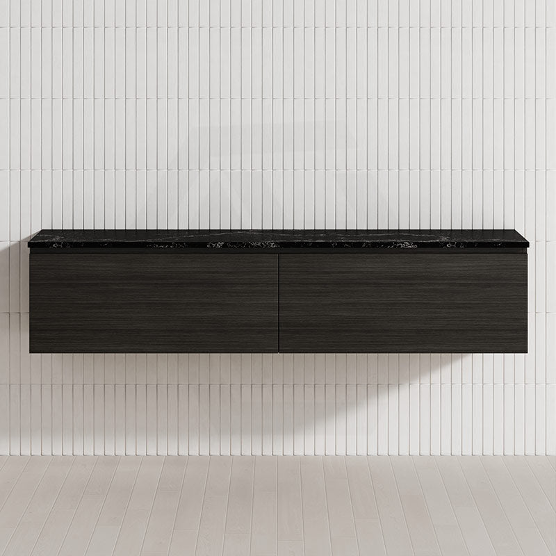2-Drawer Flat 1800mm Bathroom Floating Wall Hung Vanity Cabinet Only Variant Colour Available