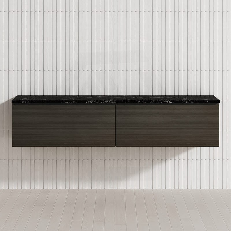 2-Drawer Flat 1800mm Bathroom Floating Wall Hung Vanity Cabinet Only Variant Colour Available